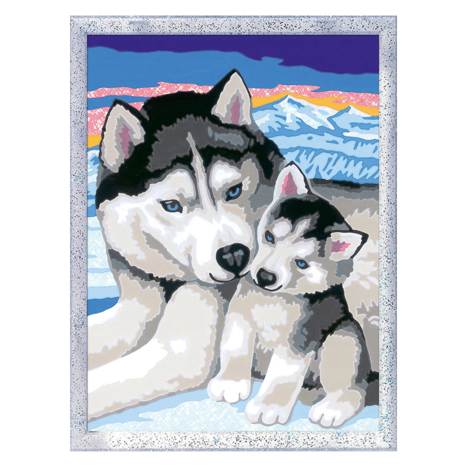 Ravensburger CreArt Malen Nach Zahlen – Süße Huskys 3 Ravensburger CreArt Malen Nach Zahlen – Süße Huskys