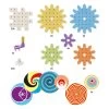 Quercetti Kaleido Gears Play Eco Gear Set, 38-teilig. -Spielzeugwelt Verkauf 2310262b