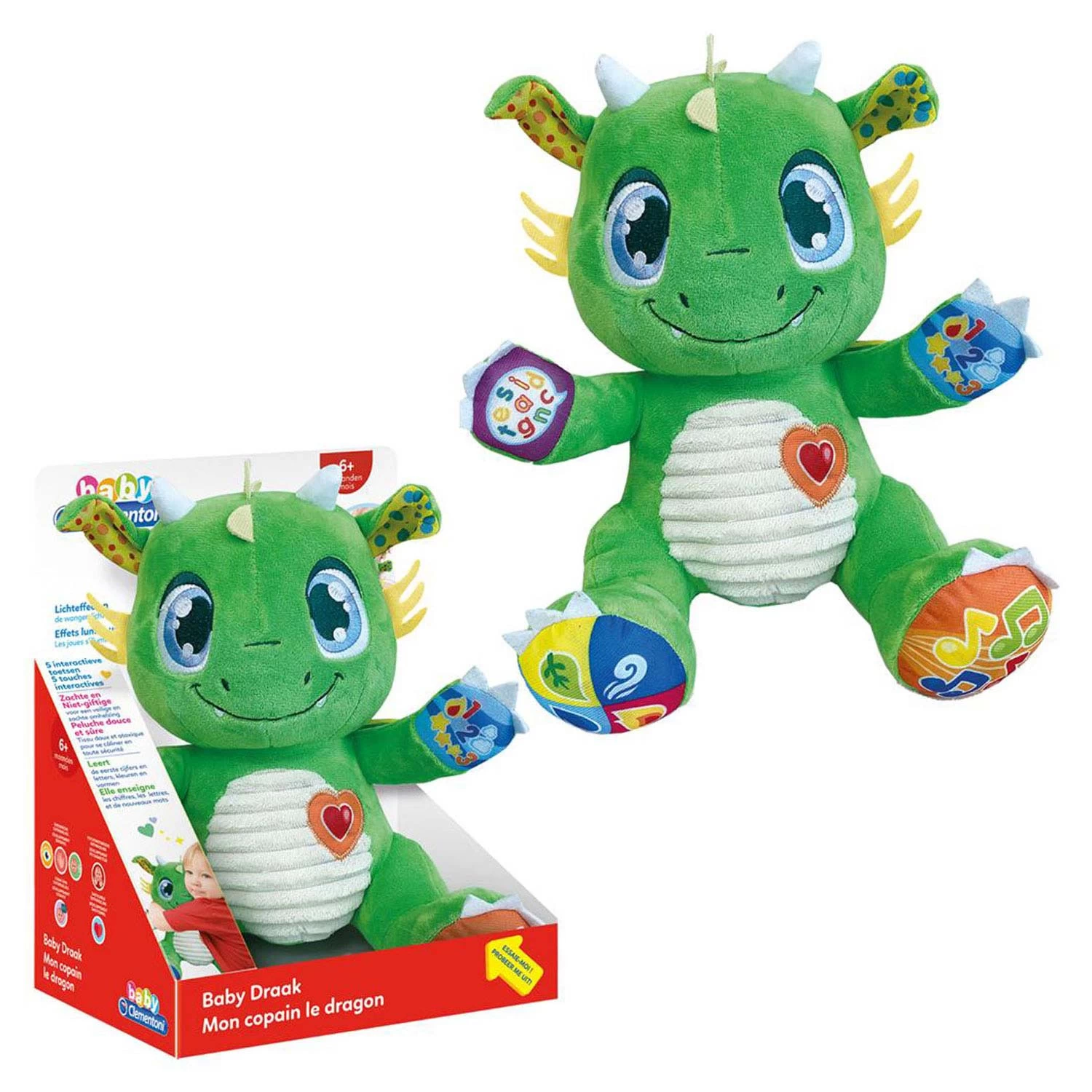 Clementoni Baby – Interaktiver Drache 4 Clementoni Baby – Interaktiver Drache – Bild 2