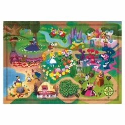 Clementoni Weltkartenpuzzle Alice Im Wunderland, 1000 Teile.