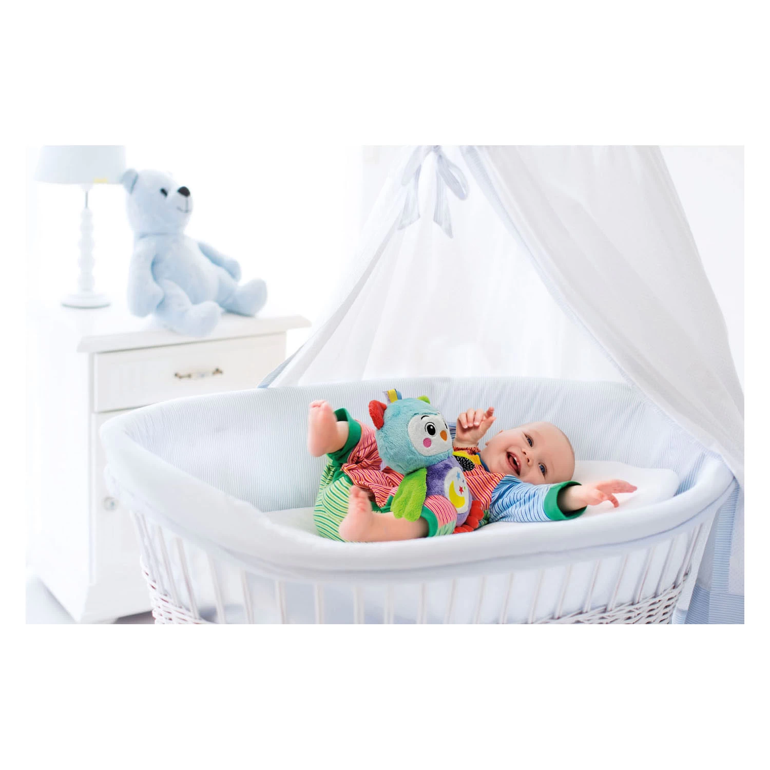 Clementoni Baby – Weiche Spieluhr Eule 5 Clementoni Baby – Weiche Spieluhr Eule – Bild 3