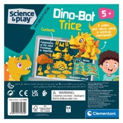 Clementoni Science & Games Junior – Dino Bot Triceratops 11 Clementoni Science & Games Junior – Dino Bot Triceratops -Spielzeugwelt Verkauf 2320848q