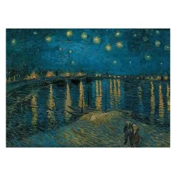 Clementoni Puzzle Van Gogh Sternennacht über Der Rhone, 1000 Teile.