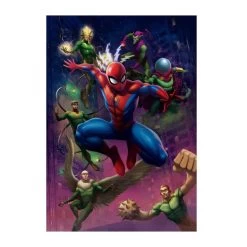 Clementoni Puzzle Marvel Spiderman, 1000 Teile.