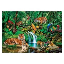 Clementoni Puzzle Super Color The Jungle Retreat, 300 Teile.