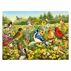 Ravensburger Puzzle „Vögel Auf Der Wiese“, 500 Teile.