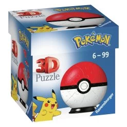 Ravensburger Pokémon Pokeball 3D-Puzzle, 54 Teile.