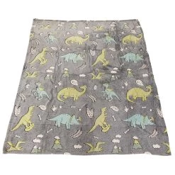 Toi Toys Glow N Fun Glow In The Dark Decke Dino, 130x150cm