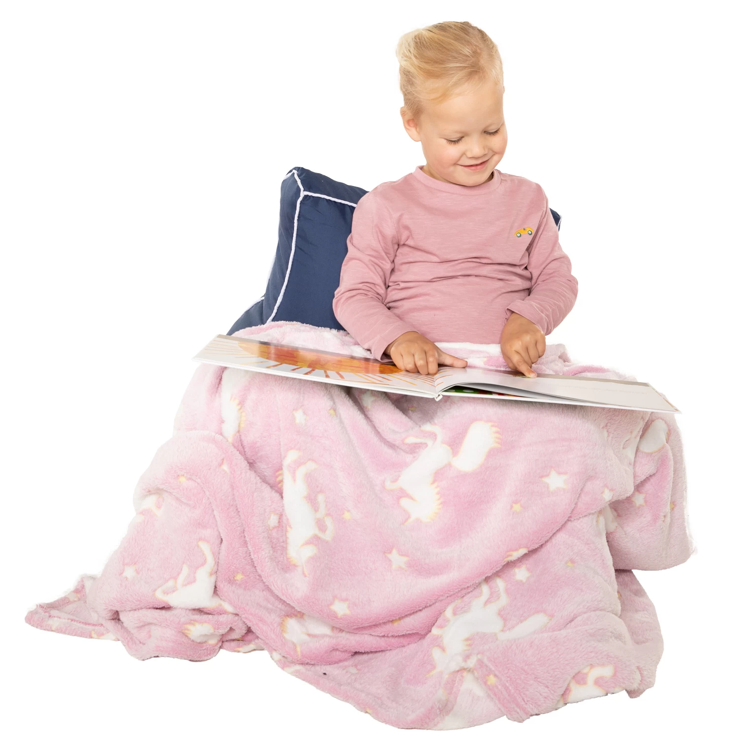 Toi Toys Glow N Fun Glow In The Dark Decke Einhorn, 130x150cm 6 Toi Toys Glow N Fun Glow In The Dark Decke Einhorn, 130x150cm – Bild 4