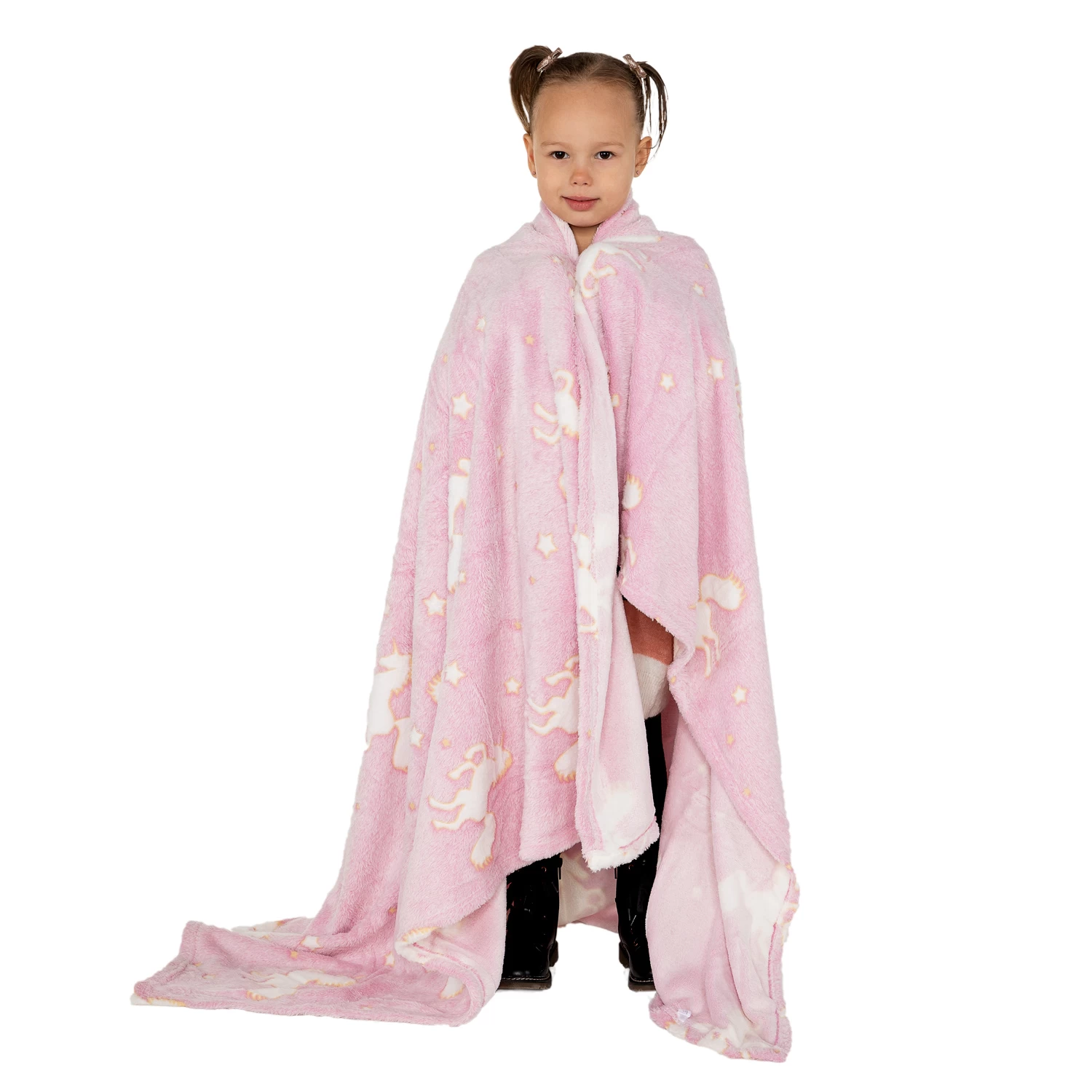 Toi Toys Glow N Fun Glow In The Dark Decke Einhorn, 130x150cm 5 Toi Toys Glow N Fun Glow In The Dark Decke Einhorn, 130x150cm – Bild 3