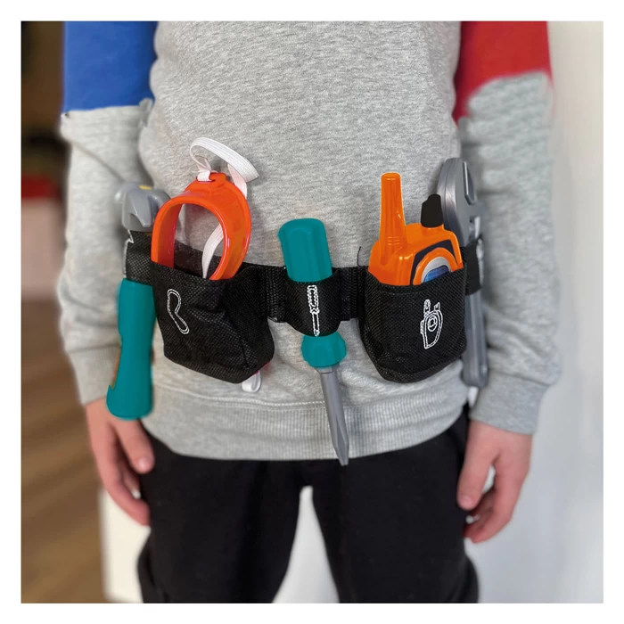Toi Toys Werkzeuggürtel Für Elektrowerkzeuge, 6-tlg. 4 Toi Toys Werkzeuggürtel Für Elektrowerkzeuge, 6-tlg. – Bild 2