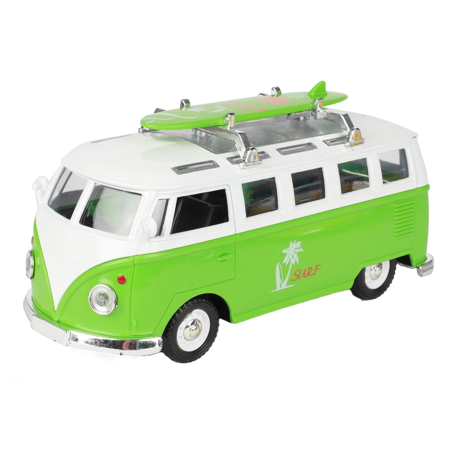 Toi Toys Rückziehbarer Retro-Bus Mit Licht Und Sound 5 Toi Toys Rückziehbarer Retro-Bus Mit Licht Und Sound – Bild 3