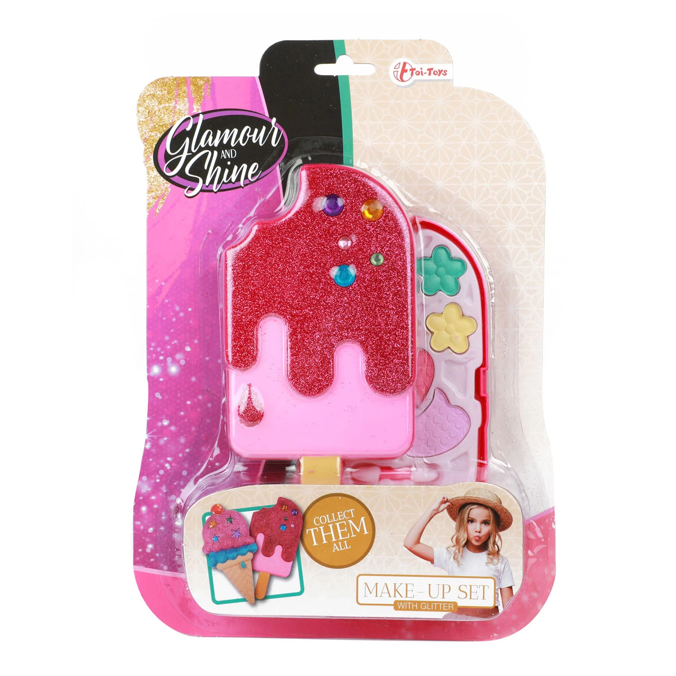 Toi Toys Glamour Shine Makeup Glitzer-Eiscreme-Set 3 Toi Toys Glamour Shine Makeup Glitzer-Eiscreme-Set