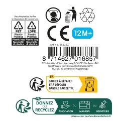 Toi Toys Aufblasbares Plüschtier, 15 Cm -Spielzeugwelt Verkauf 2430641i