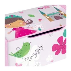 Holzspielzeugbank Rosa