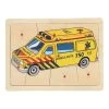 Holz-Studenpuzzle Krankenwagen, 9-tlg. -Spielzeugwelt Verkauf 2490267a