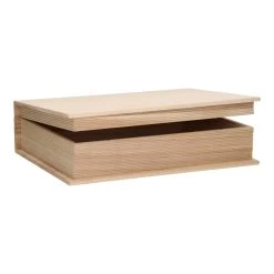 Holzkiste In Buchform