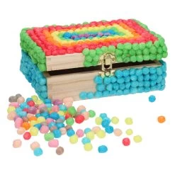 Kartenbox Aus Holz Mit Klappdeckel