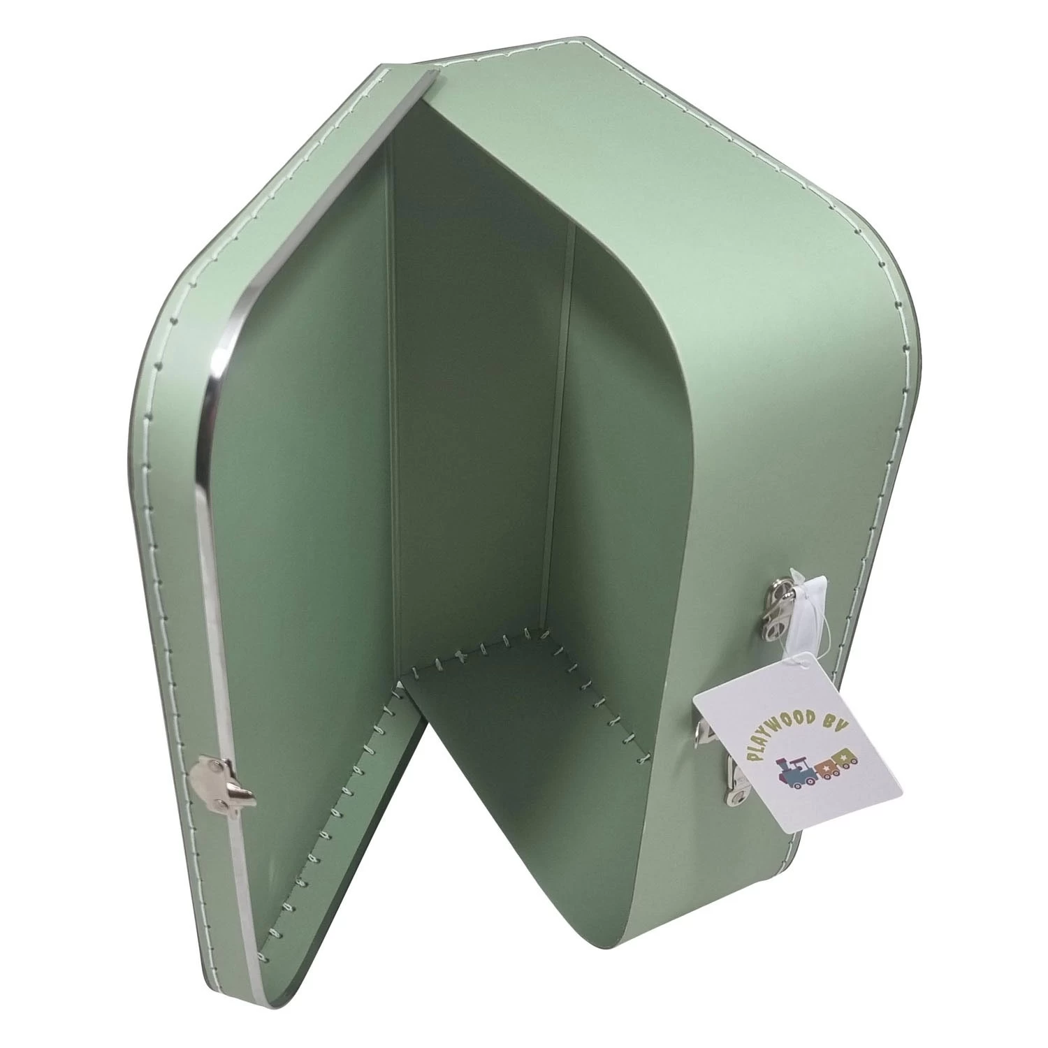 Karton-Koffer-Set Grün, 3-tlg. 6 Karton-Koffer-Set Grün, 3-tlg. – Bild 4