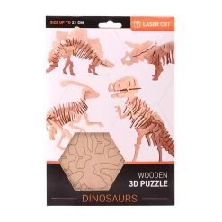 Johntoy Holzbausatz Dinosaurier 3D