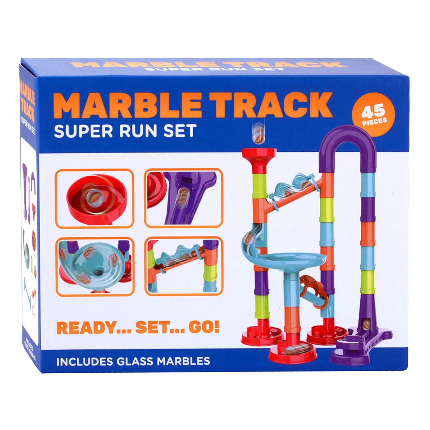 Johntoy Murmelbahn Super Run Set, 45-tlg. 4 Johntoy Murmelbahn Super Run Set, 45-tlg. – Bild 2