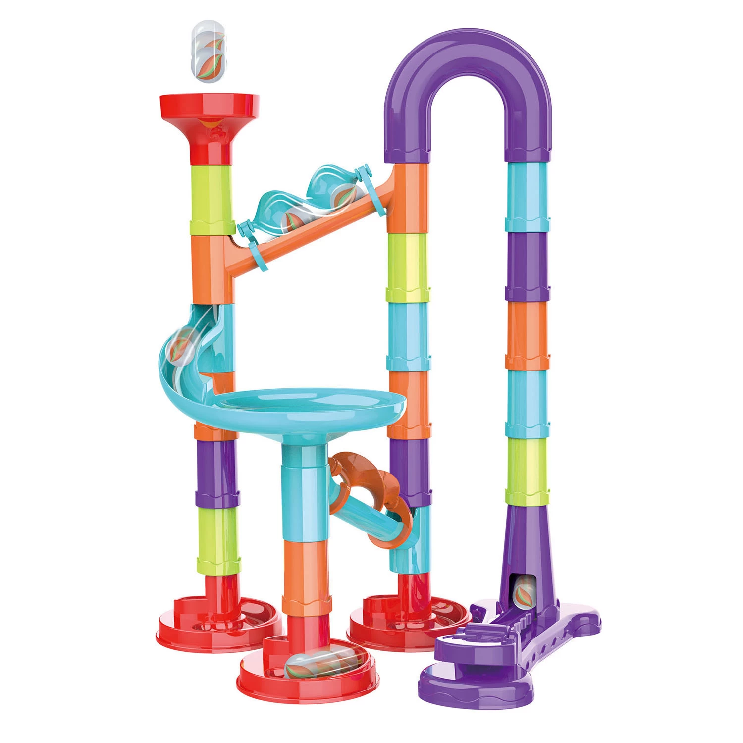 Johntoy Murmelbahn Super Run Set, 45-tlg. 6 Johntoy Murmelbahn Super Run Set, 45-tlg. – Bild 4