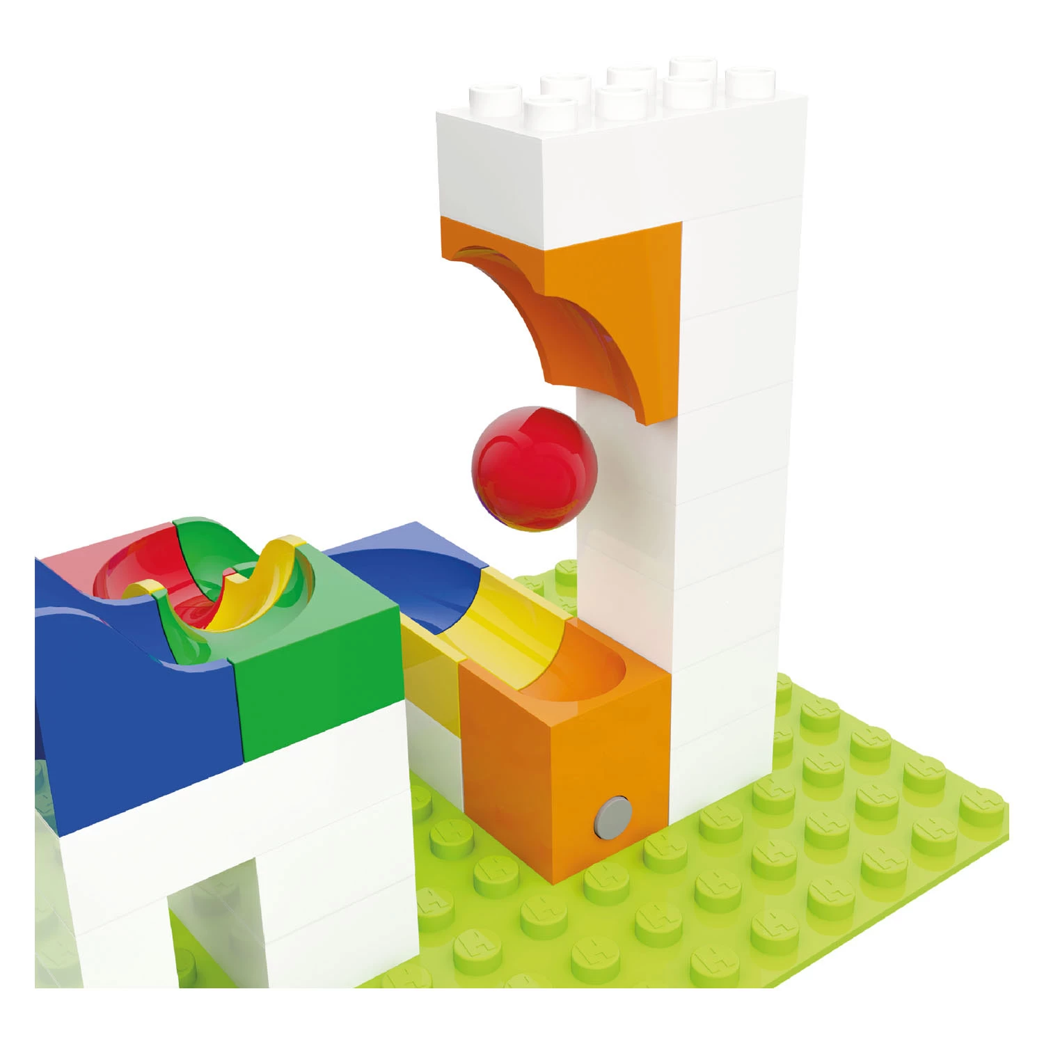 Hubelino Murmelbahn-Erweiterungsset Katapult, 41-tlg. 5 Hubelino Murmelbahn-Erweiterungsset Katapult, 41-tlg. – Bild 3