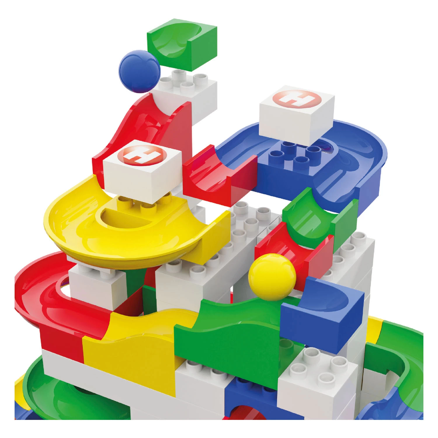 Hubelino Kugelbahn-Grundset, 123-tlg. 4 Hubelino Kugelbahn-Grundset, 123-tlg. – Bild 2