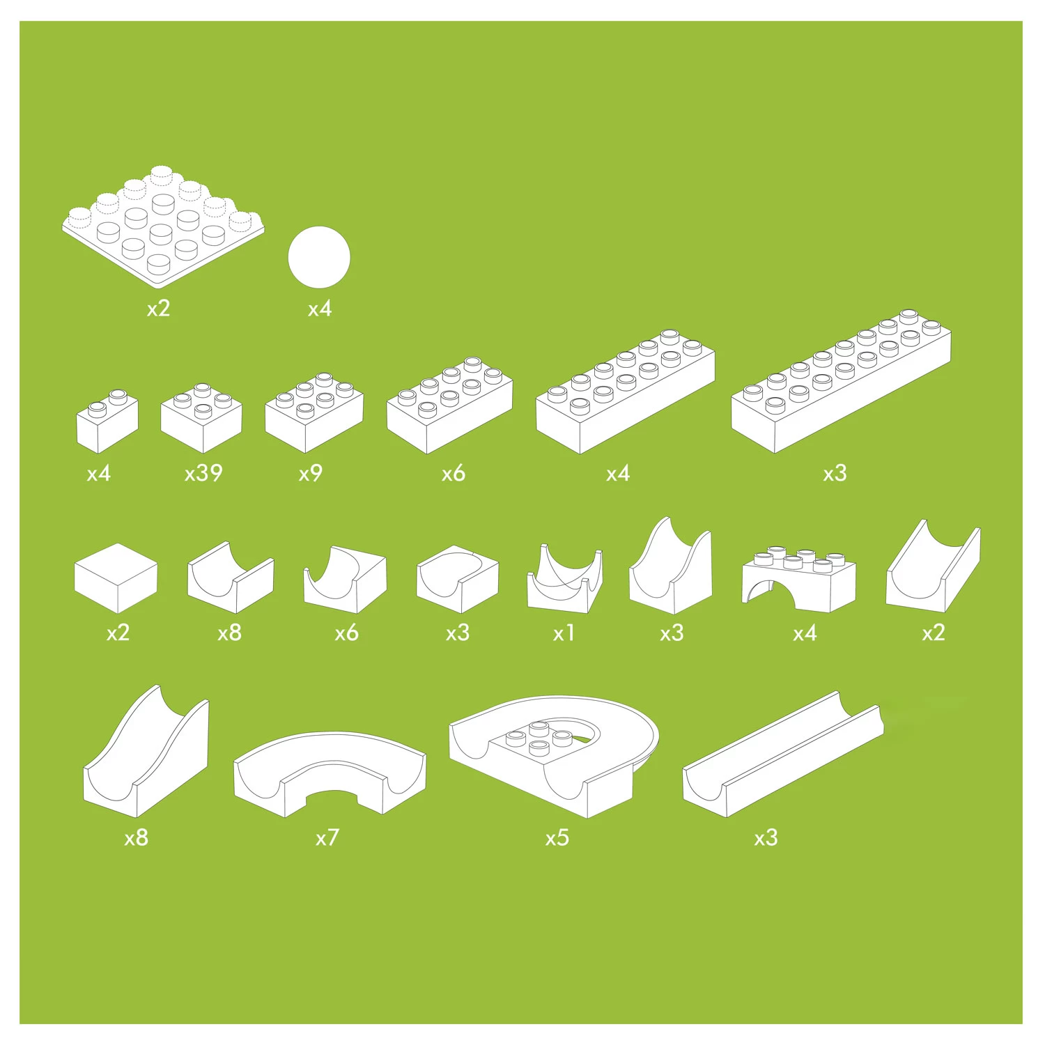 Hubelino Kugelbahn-Grundset, 123-tlg. 7 Hubelino Kugelbahn-Grundset, 123-tlg. – Bild 5