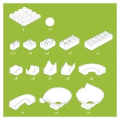 Hubelino Murmelbahn-Erweiterungsset Trichter, 44-tlg. -Spielzeugwelt Verkauf 2580553e1