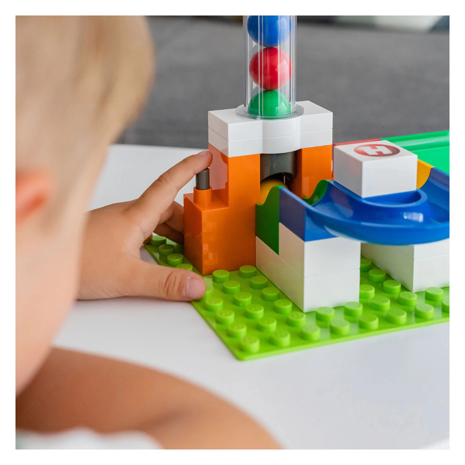 Hubelino Kugelbahn-Verlängerungsset Lift, 24-tlg. 4 Hubelino Kugelbahn-Verlängerungsset Lift, 24-tlg. – Bild 2