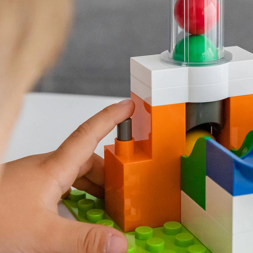 Hubelino Kugelbahn-Verlängerungsset Lift, 24-tlg. 12 Hubelino Kugelbahn-Verlängerungsset Lift, 24-tlg. – Bild 10