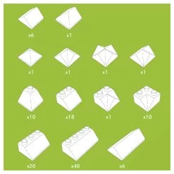 Hubelino Dachziegel-Set Bausteine, 124tlg. 14 Hubelino Dachziegel-Set Bausteine, 124tlg. -Spielzeugwelt Verkauf 2580564e1