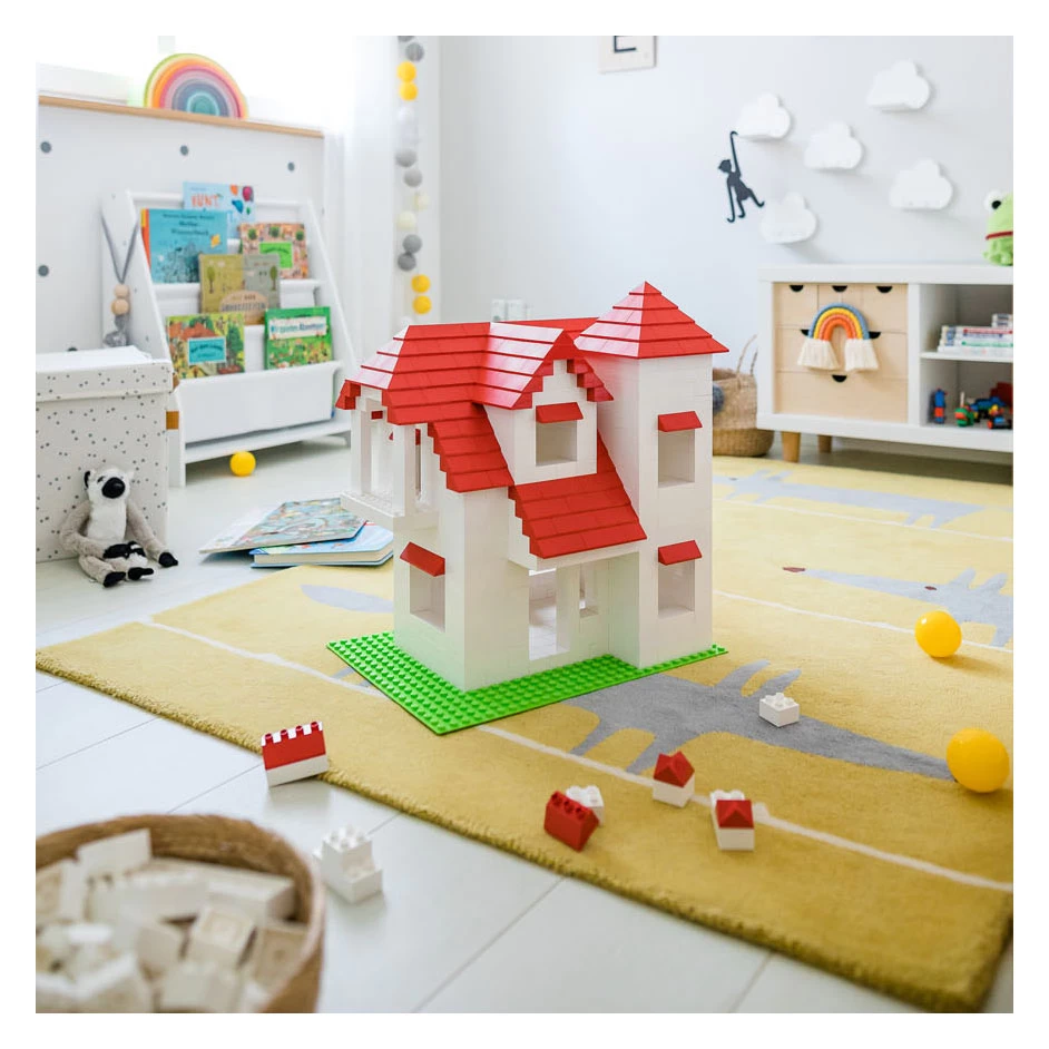 Hubelino Dachziegel-Set Bausteine, 124tlg. 10 Hubelino Dachziegel-Set Bausteine, 124tlg. – Bild 8