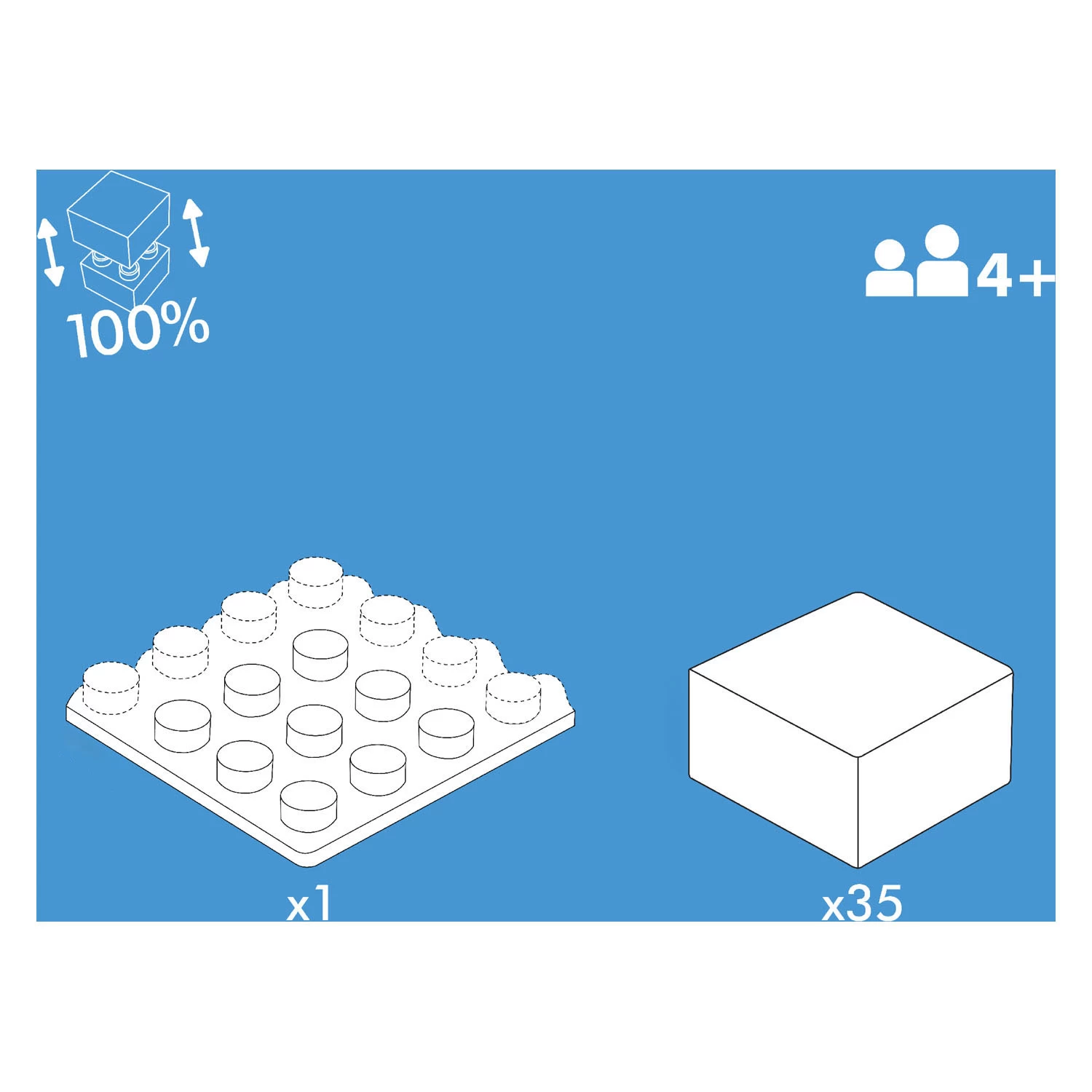 Hubelino Blockpuzzle Unterwasserwelt, 35 Teile. 6 Hubelino Blockpuzzle Unterwasserwelt, 35 Teile. – Bild 4