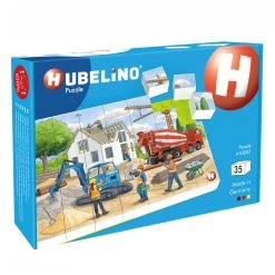 Hubelino Blockpuzzle Auf Der Baustelle, 35 Teile.