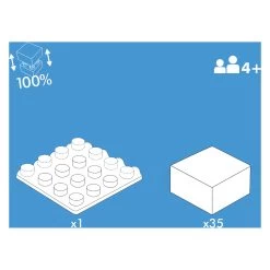 Hubelino Blockpuzzle Auf Der Baustelle, 35 Teile. -Spielzeugwelt Verkauf 2580576b