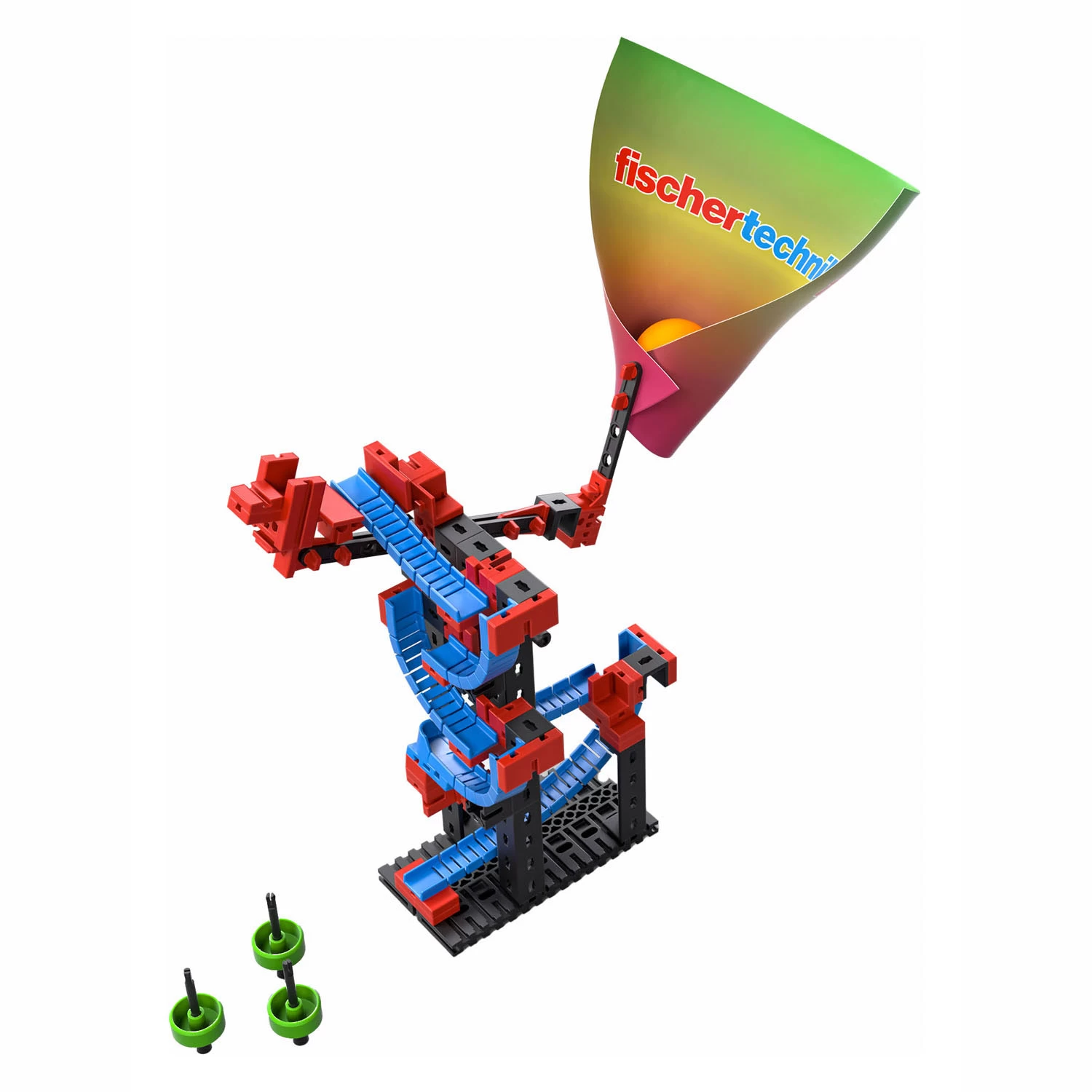 Fischertechnik Advanced - Ping Pong Bowling Baukasten, 114 Teile. 4 Fischertechnik Advanced - Ping Pong Bowling Baukasten, 114 Teile. – Bild 2