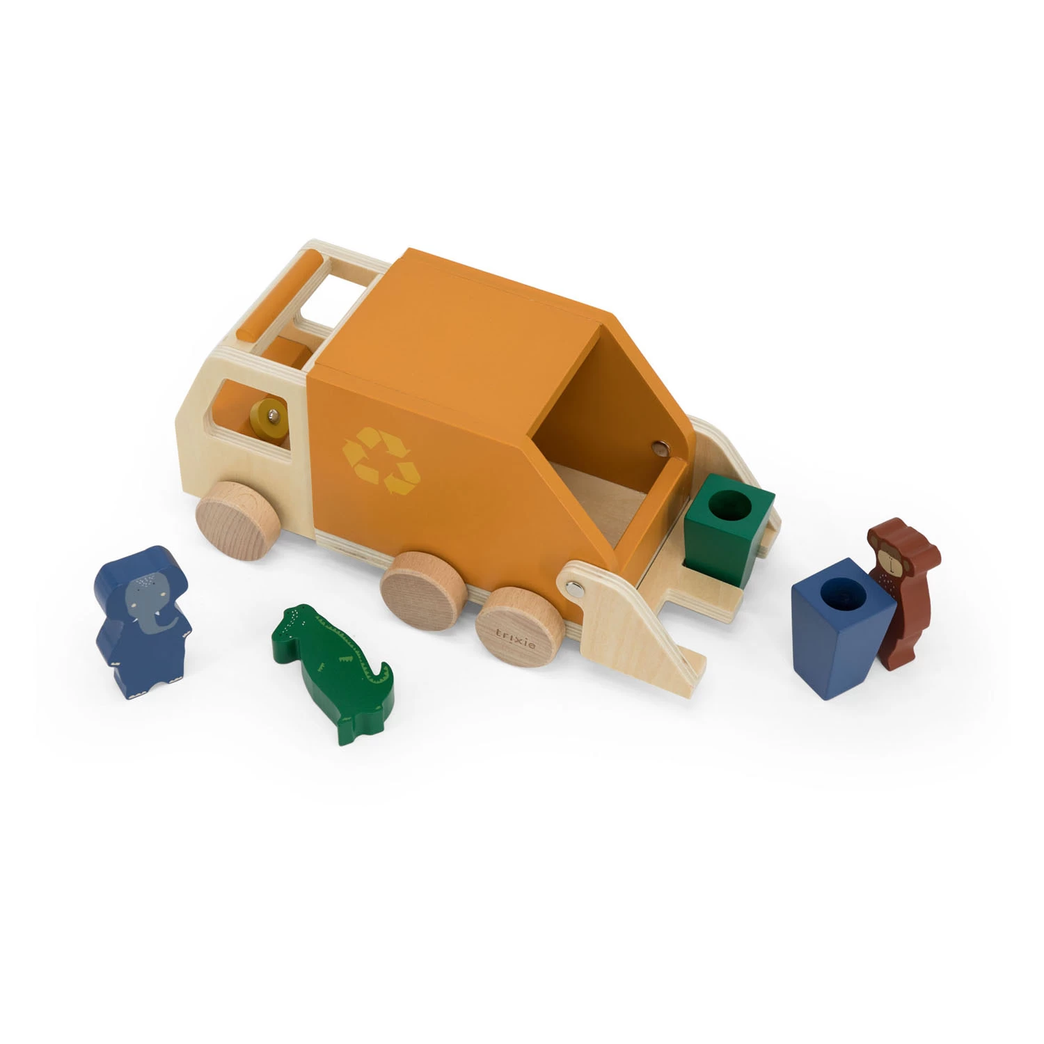 Trixie Tier-Müllwagen Aus Holz 3 Trixie Tier-Müllwagen Aus Holz