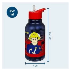 Undercover Feuerwehrmann Sam Trinkflasche, 460 Ml