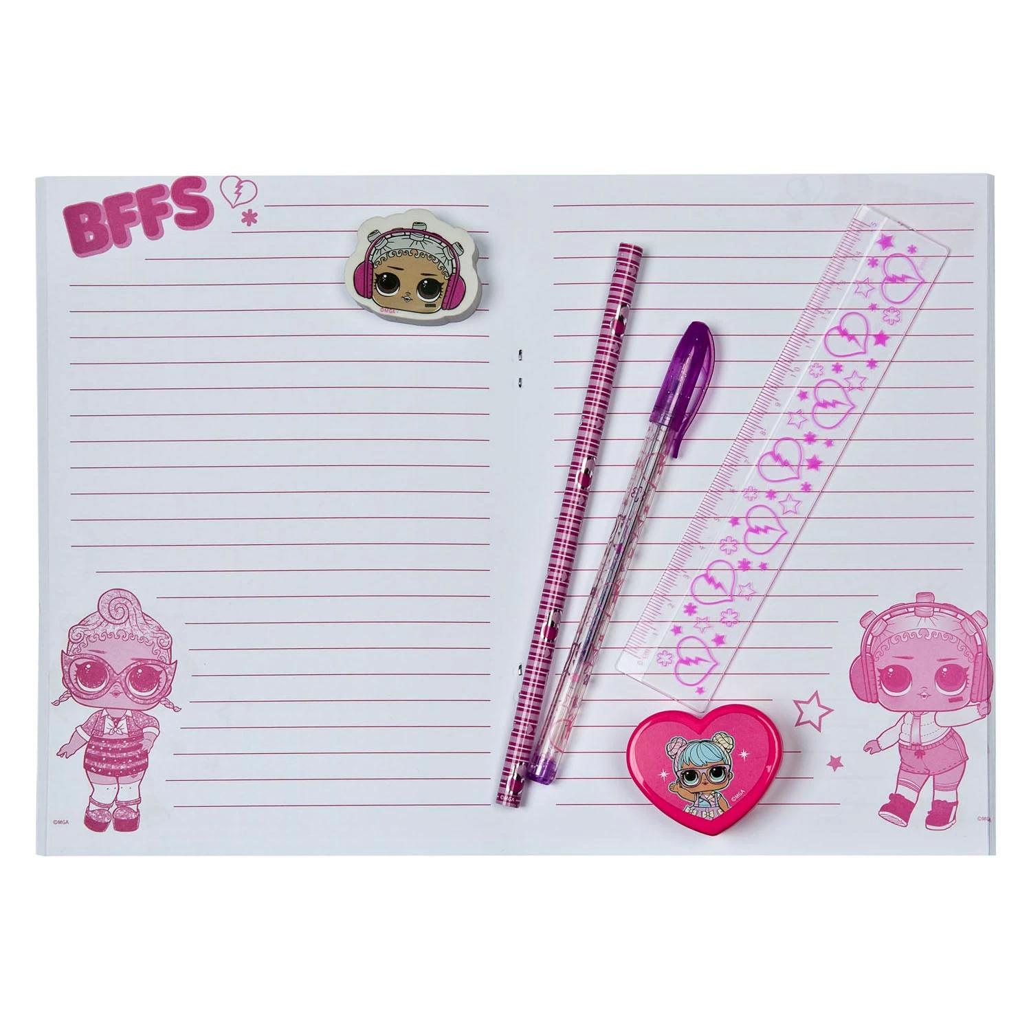 Undercover L.O.L Surprise Notizbuch-Set, 7-tlg. 4 Undercover L.O.L Surprise Notizbuch-Set, 7-tlg. – Bild 2