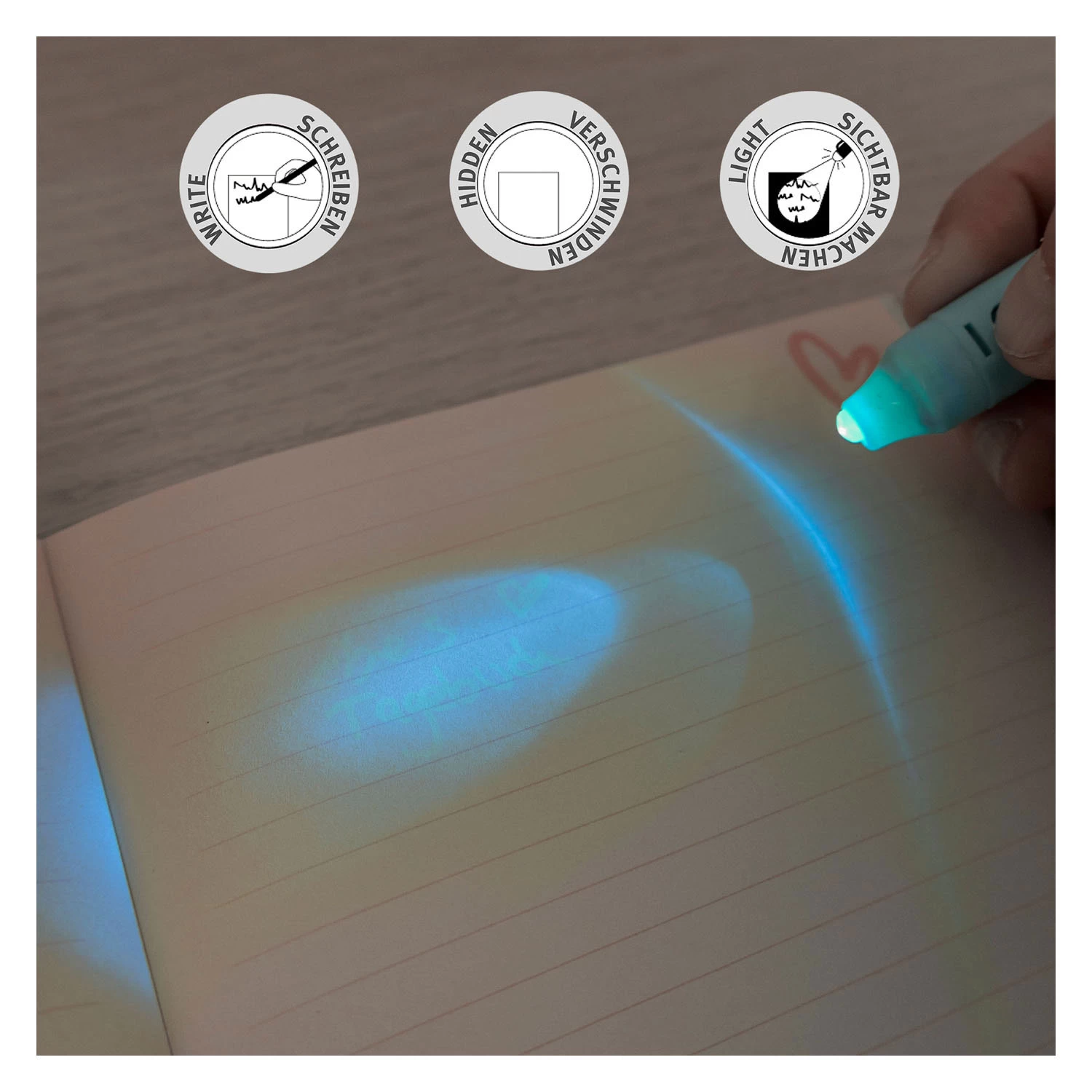 Undercover Geheimes Tagebuch Barbie Mit UV-Stift 3 Undercover Geheimes Tagebuch Barbie Mit UV-Stift – Bild 2