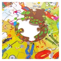 Bigjigs Wooden Seasons Bodenpuzzle Rund, 50 Teile. -Spielzeugwelt Verkauf 2999770e