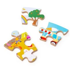 Bigjigs Wooden Seasons Bodenpuzzle Rund, 50 Teile. -Spielzeugwelt Verkauf 2999770f