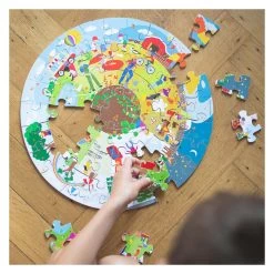 Bigjigs Wooden Seasons Bodenpuzzle Rund, 50 Teile. -Spielzeugwelt Verkauf 2999770k