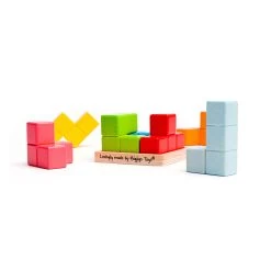 Bigjigs Holz-Lock-a-Cube-Würfelpuzzle -Spielzeugwelt Verkauf 2999774i