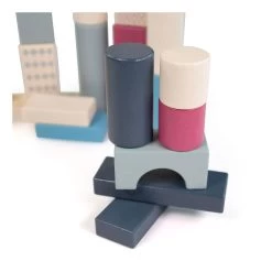 Bigjigs Holzbausteine ​​im Vorratsbehälter, 50 Stück -Spielzeugwelt Verkauf 2999812i