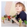 Bigjigs Holzschienen Bursting Bridge T-Rex Dino, 7 Stk. -Spielzeugwelt Verkauf 2999877c