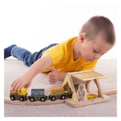 Bigjigs Holzschienen-Safarizelt -Spielzeugwelt Verkauf 2999879e