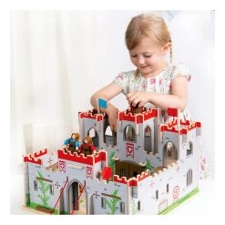 Bigjigs King George Holzschloss -Spielzeugwelt Verkauf 2999912h